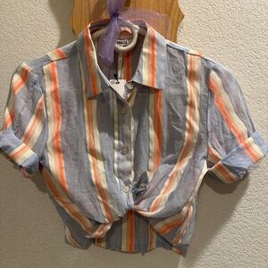 BB Dakota Multicolor Striped Top